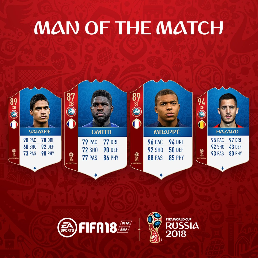 FUT 18: Announced four new Man Of The Match - World Cup ...