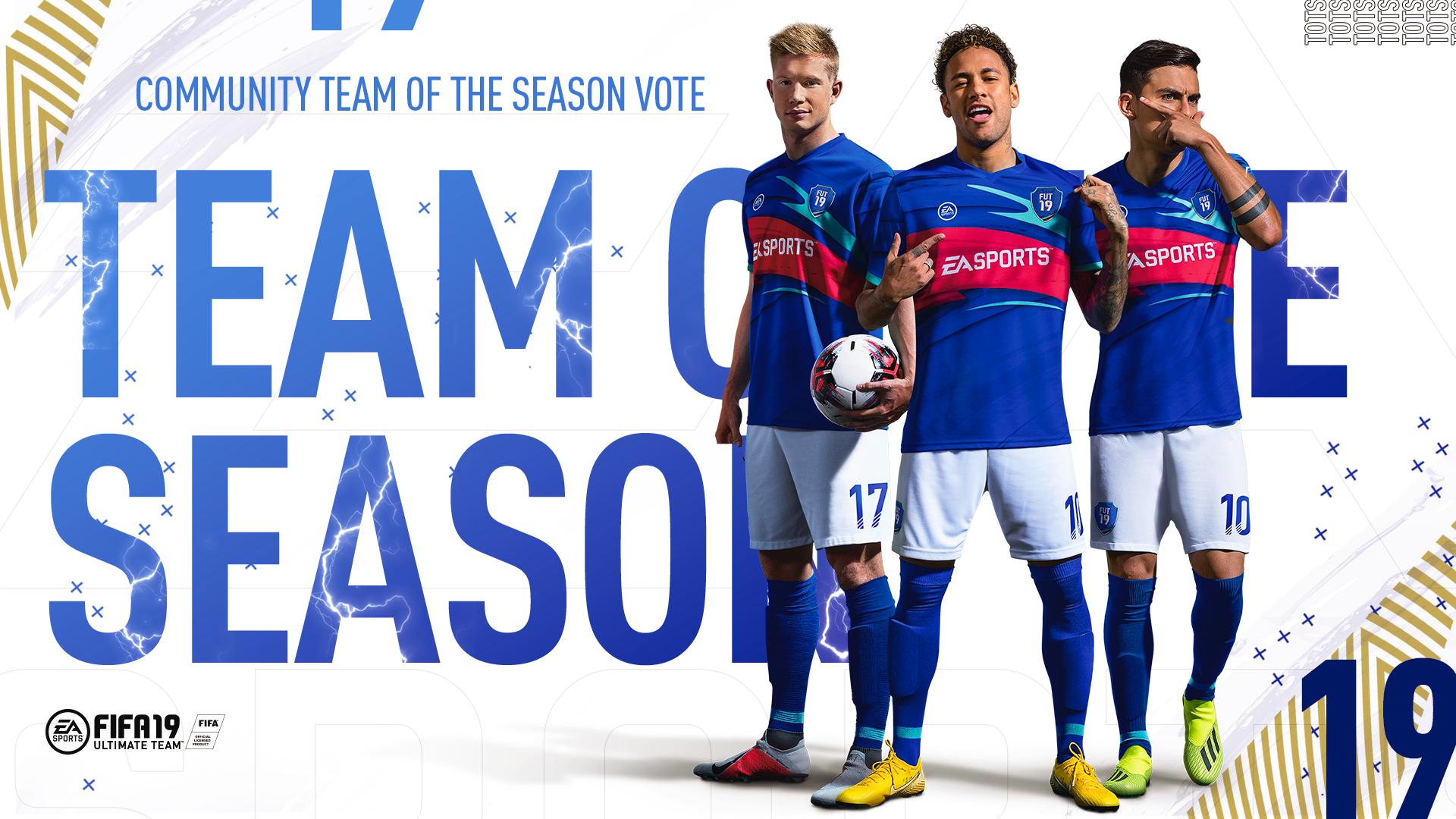 Fifa 19 Tots Team Of The Season Community Team Announced Fifaultimateteam It Uk