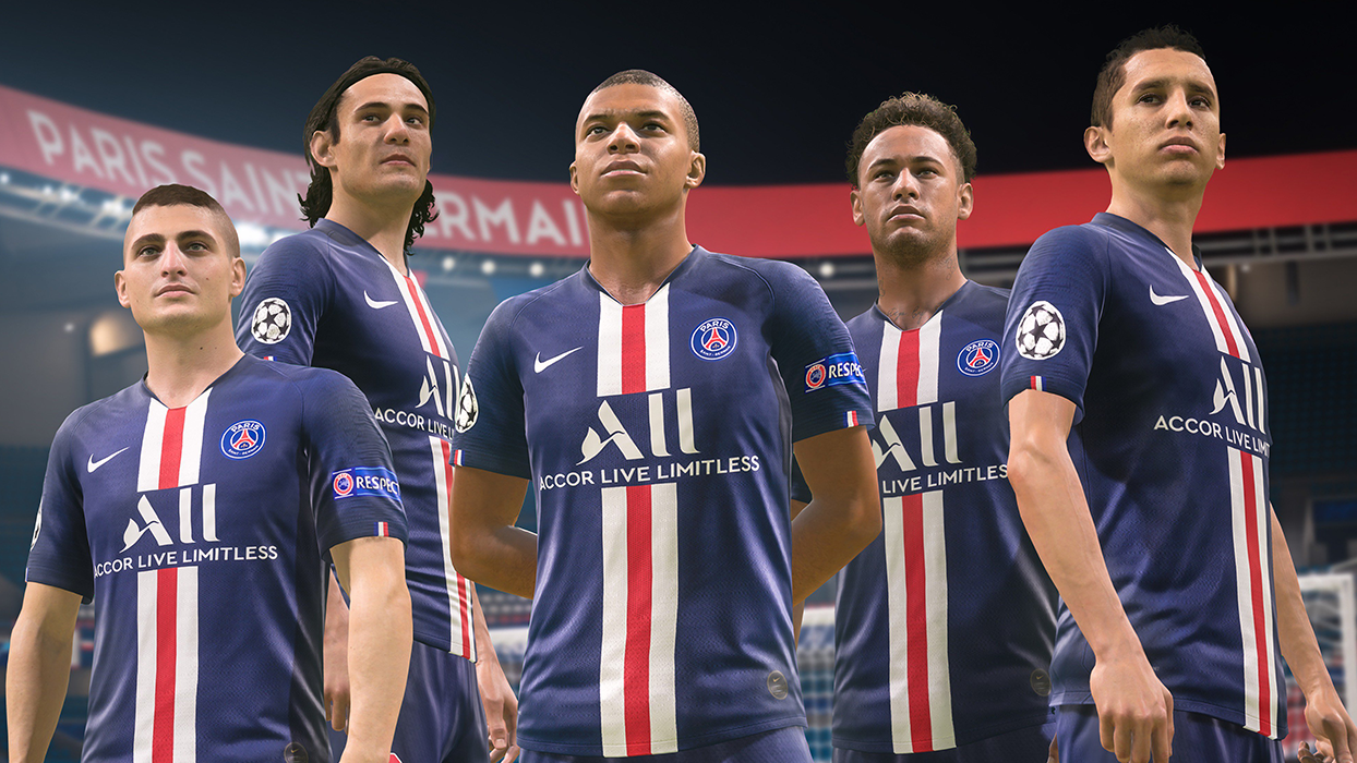 FIFA 20 New Paris Saint Germain kit for the 2019/20 season