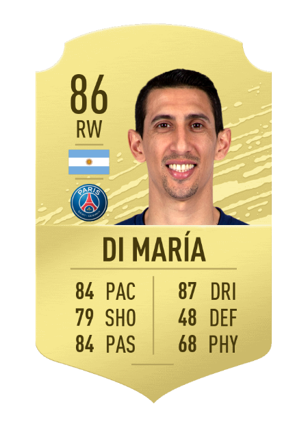 fifa20-rating-tile-full-rating-di-maria – FifaUltimateTeam.it – UK