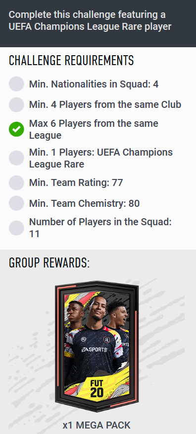 uefa champions league rare players fifa