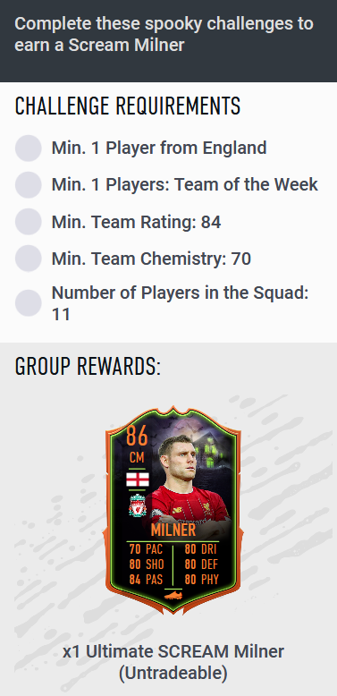 Milner new requirements