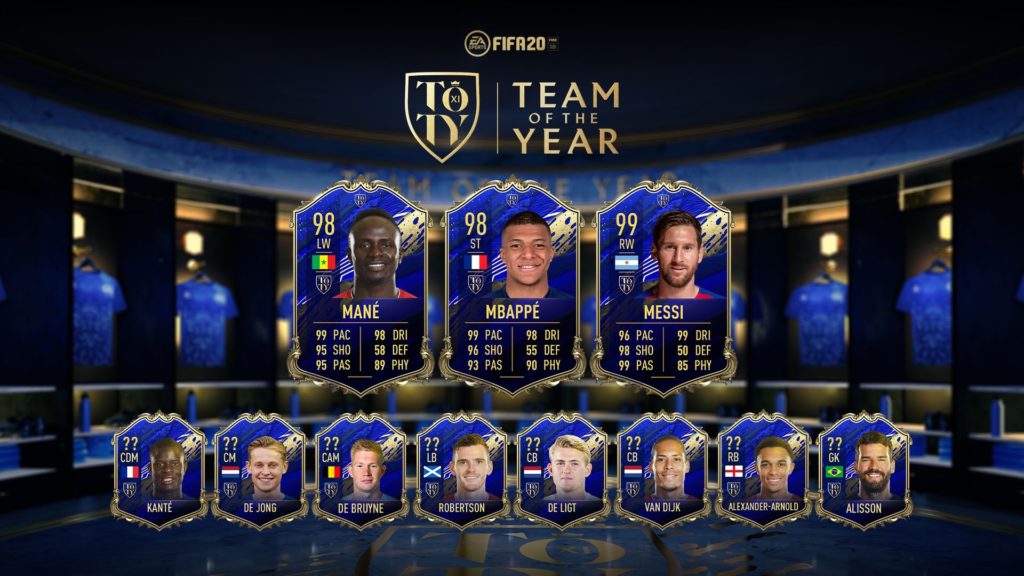 FIFA 20: TOTY - Team Of The Year Revealed - CR7 excluded ...
