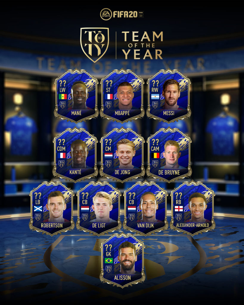 👾 Epic 👾 Fifa Mobile Team Of The Year 2020 www.eafifamobile.com