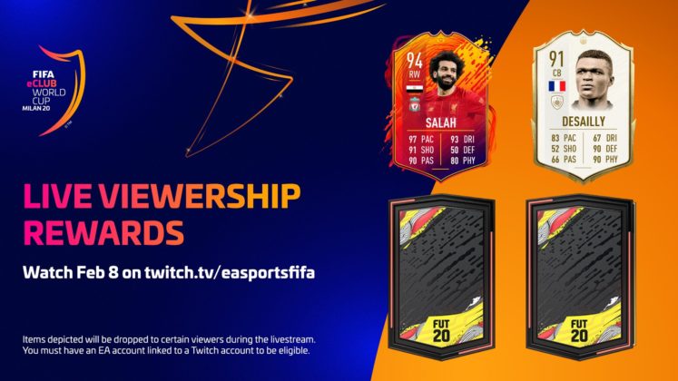 FIFA 20 Rewards during the live FIFA eWorld Cup of 9