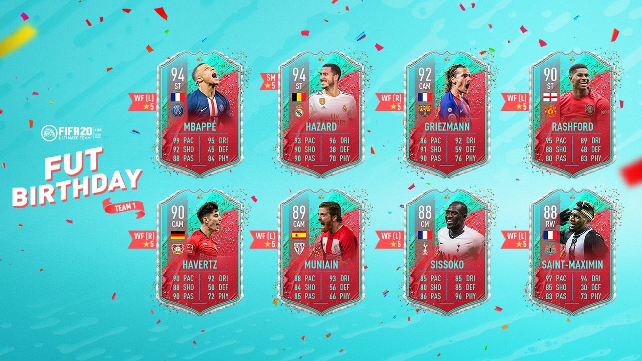 Fifa Fut Birthday Team 2 Revealed Fifaultimateteam It Uk Fifa Fut Birthday Team 2 Revealed Fifaultimateteam It Uk