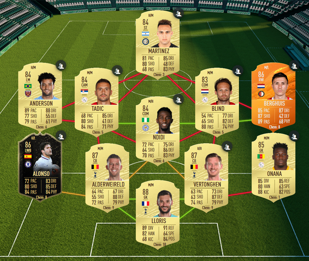 FIFA 20 Alex Sandro Player Moments SBC Requirements