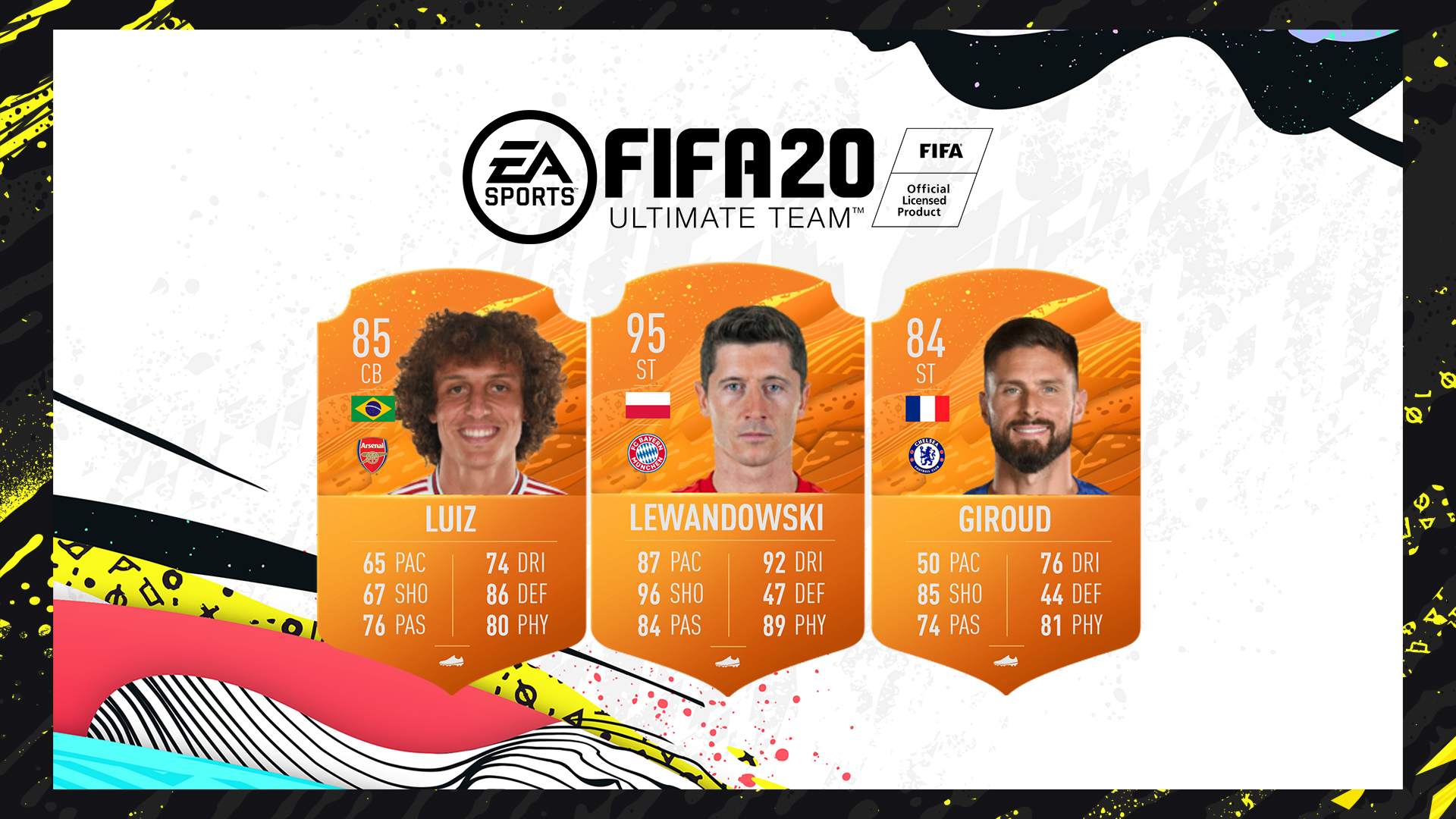 Fifa 20 Motm Lewandowski David Luiz Giroud 25 July Man Of The Match Fifaultimateteam It Uk