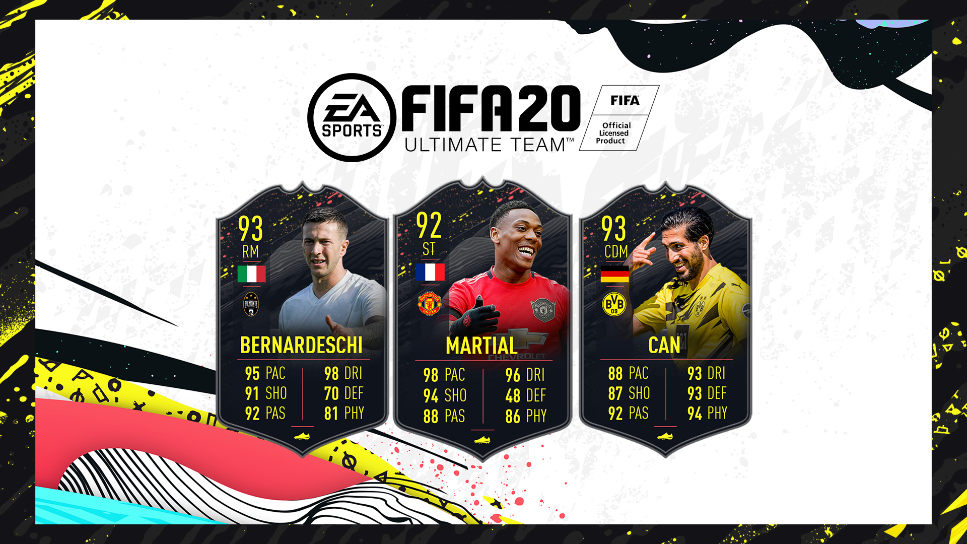 FIFA 20: Martial Can – cards Season 8 FifaUltimateTeam.it - UK