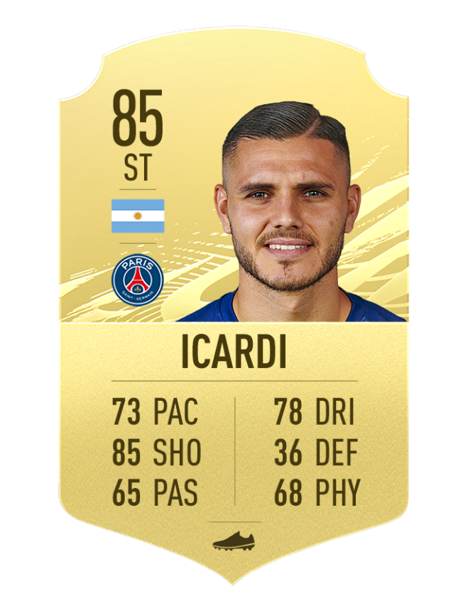 82 fifa21 golditems icardi