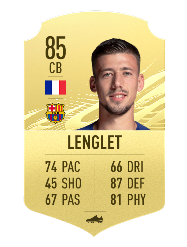 90 fifa21 golditems lenglet