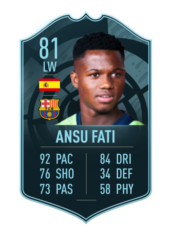 Ansu Fati Fifa 20 Ps4