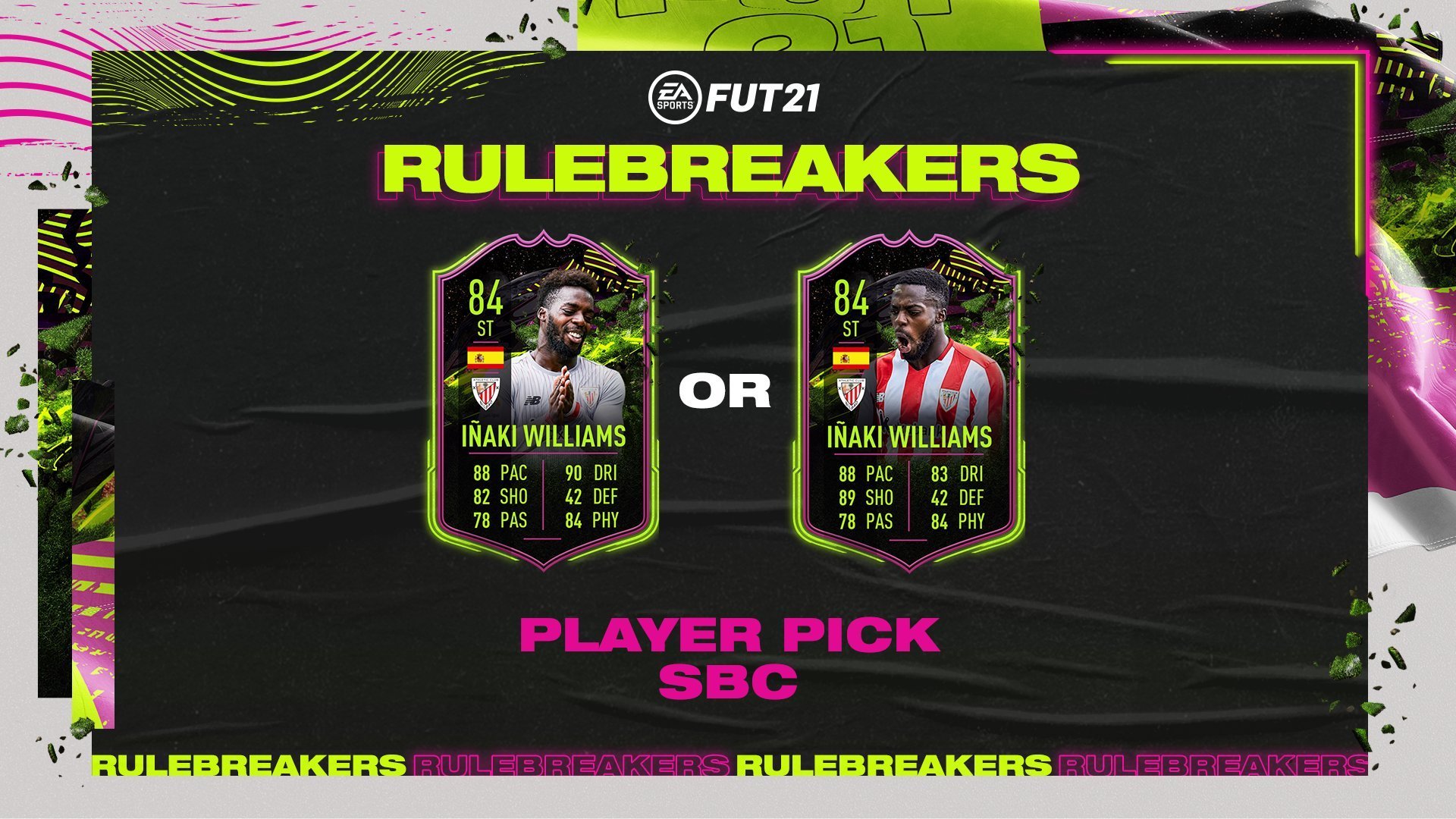 FIFA 21: Inaki Williams RuleBrealers Player Pick SBC &ndash; Requirements and  Solutions | FifaUltimateTeam.it - UK