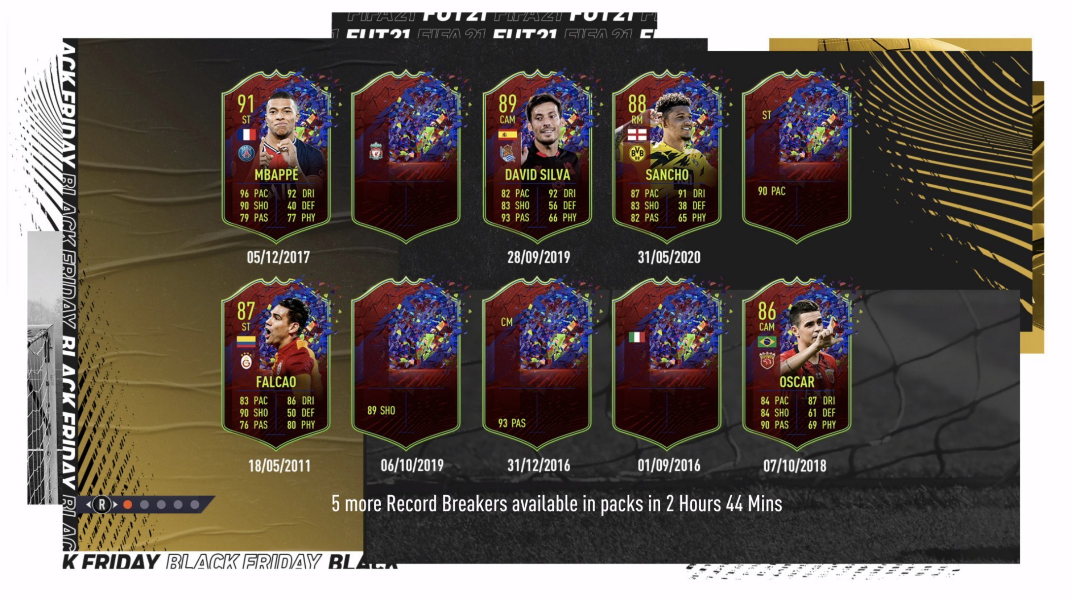 FIFA 21: Black Friday Event Record Breakers cards - LIVE ...