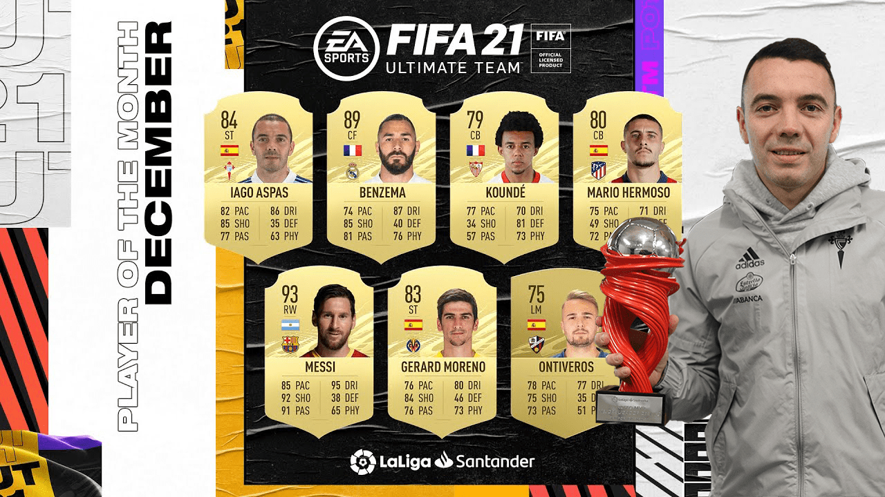 potm december aspas fifa 21