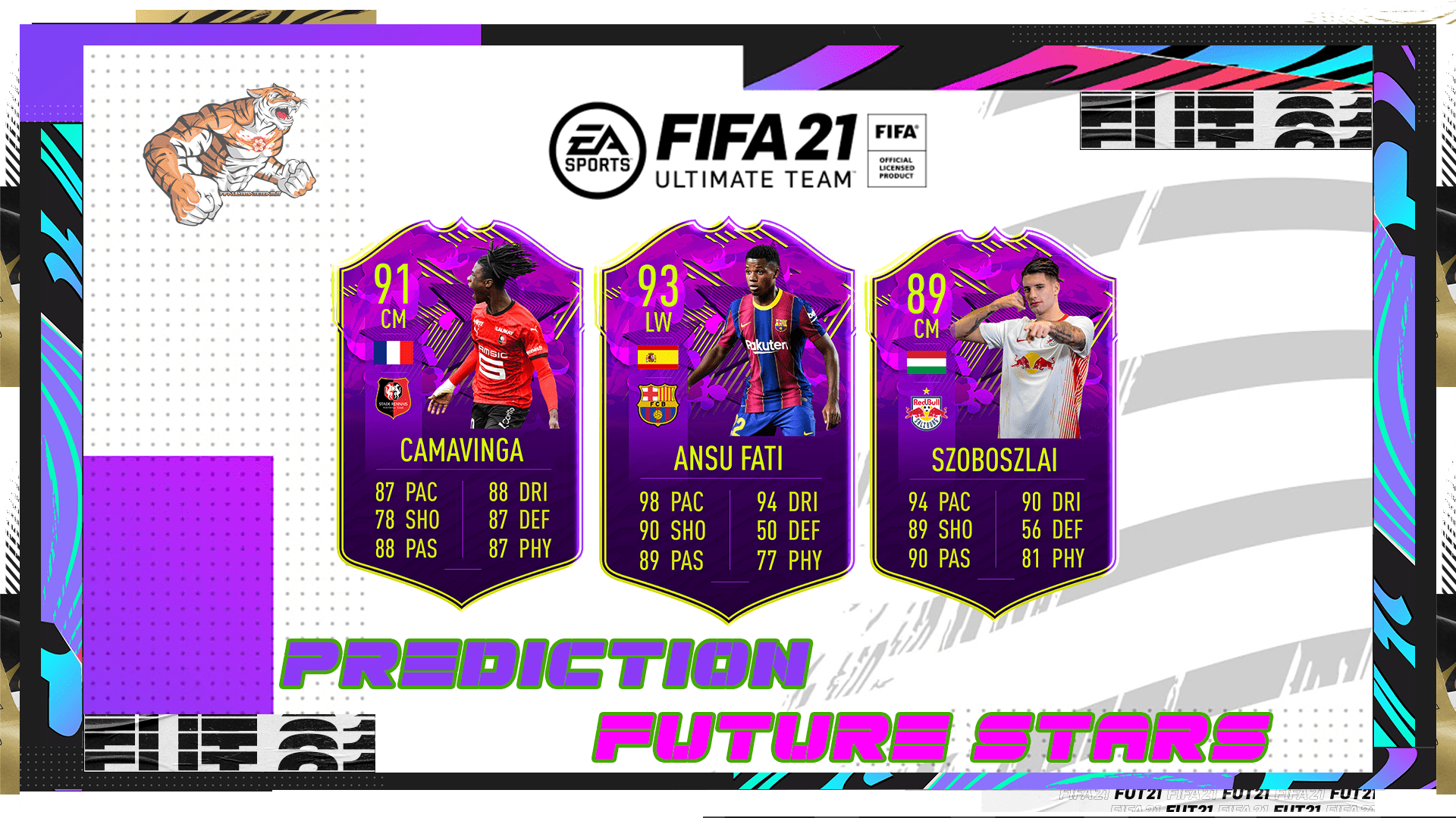 Future 21. Future Stars FIFA 21. Фон Future Stars FIFA. Future Stars FIFA 23 Team 1. Camavinga Card.