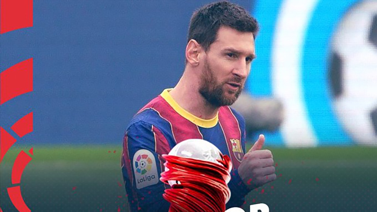 cover messi potm febbraio laliga fifa 21