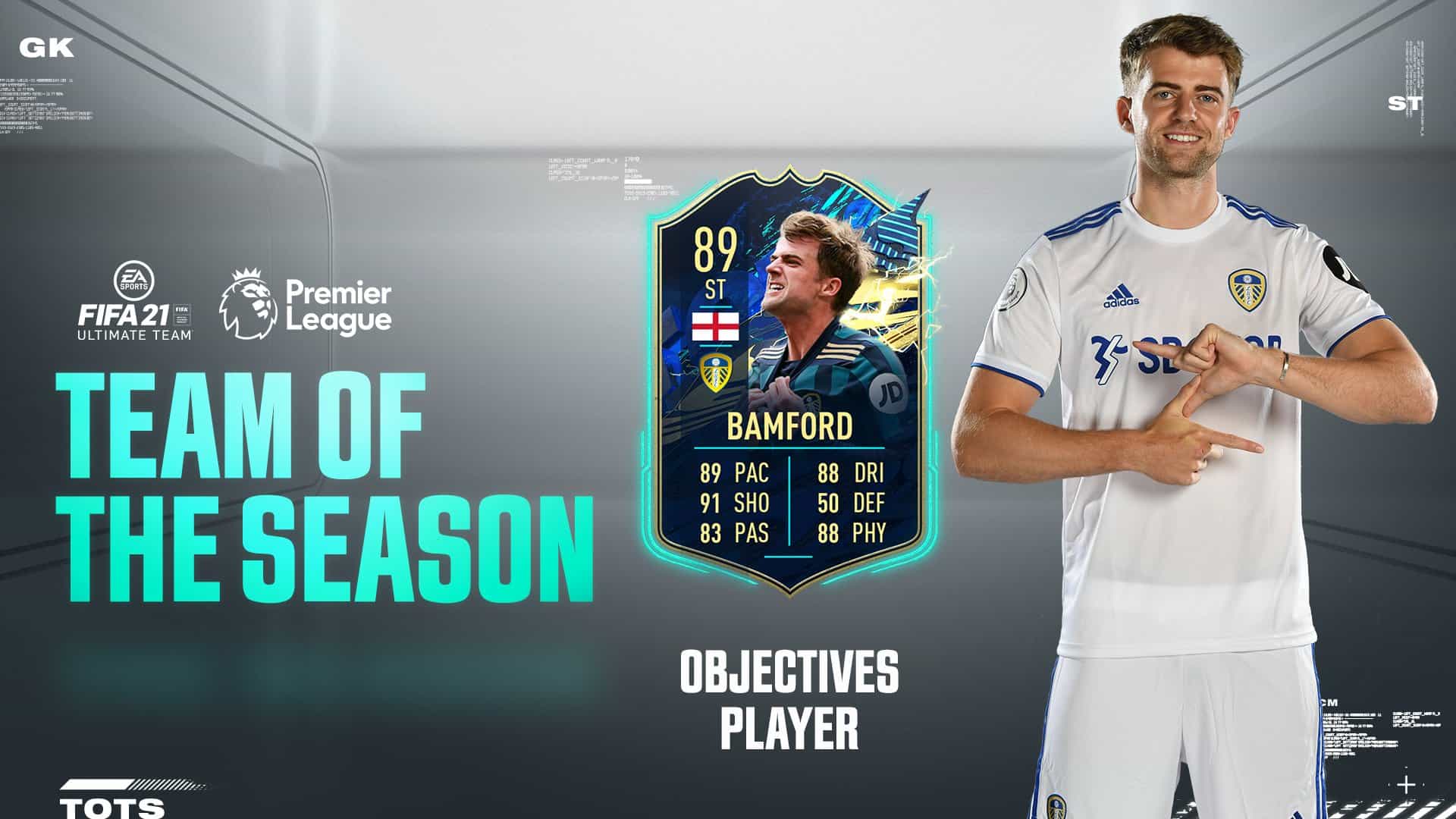 Fifa 21 Patrick Bamford Tots Card In Season Objectives How To Complete Requirements Fifaultimateteam It Uk