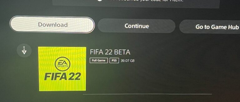 FIFA 22 Beta size and logo revealed FifaUltimateTeam.it