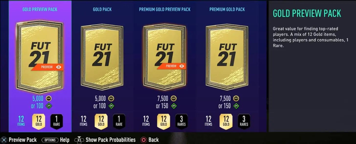 changes to the fut store asset