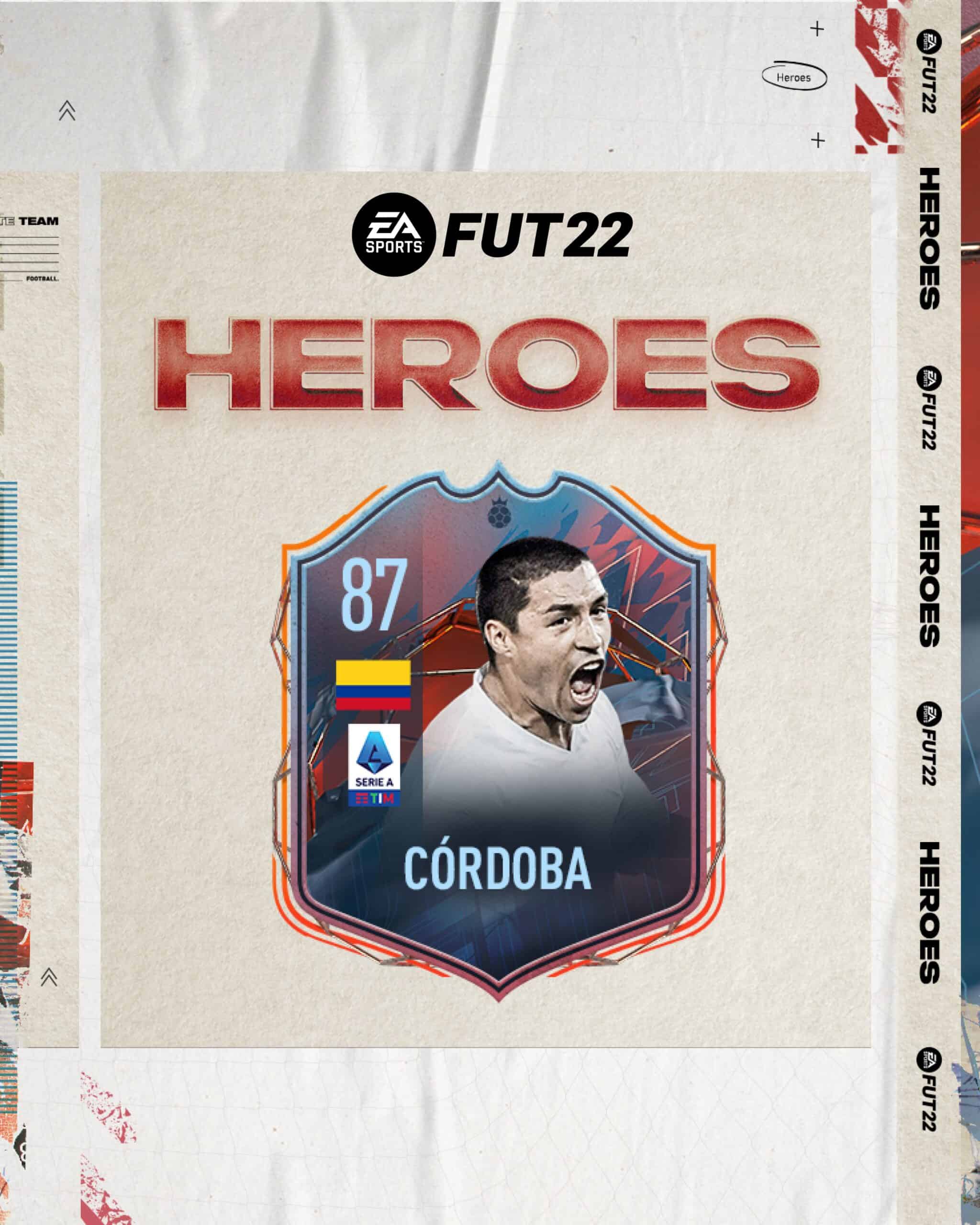 FIFA 22 Ivan Cordoba FUT Heroes card revealed