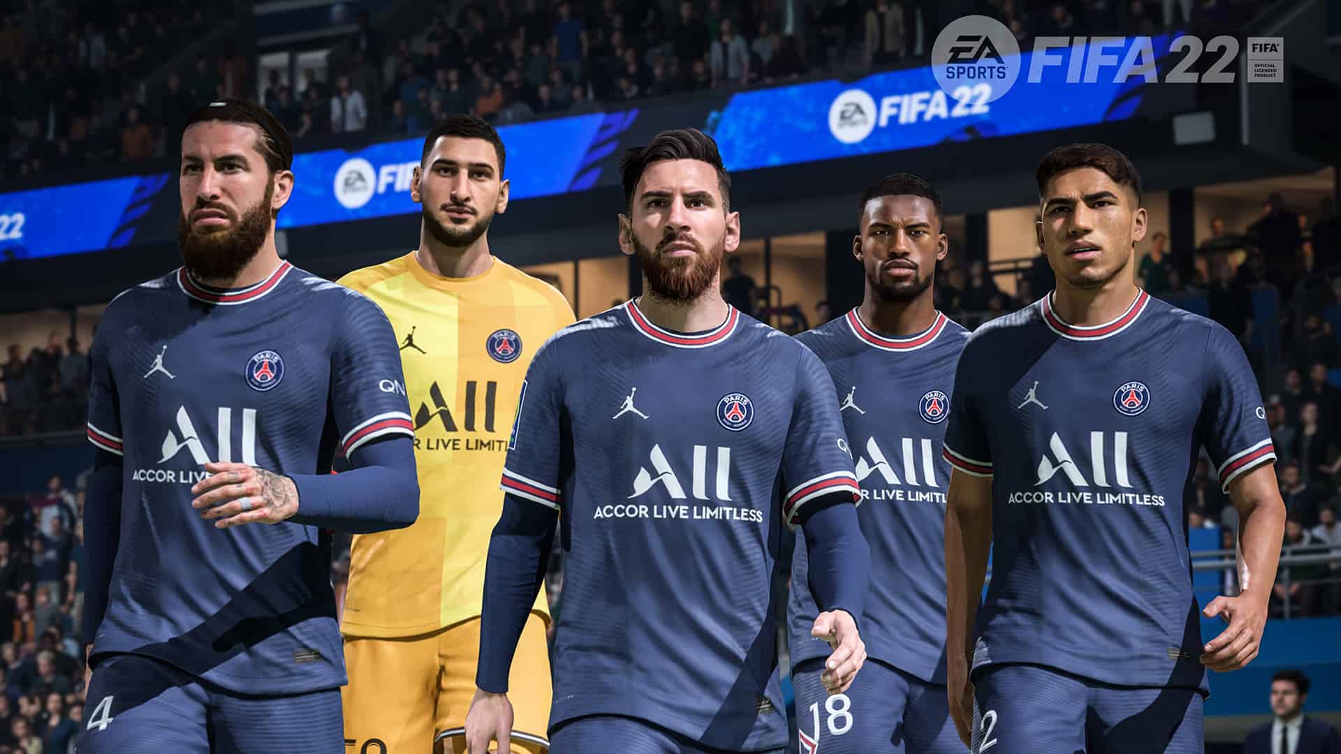 FIFA 22 EA Sports celebrates the transfer of Messi to PSG