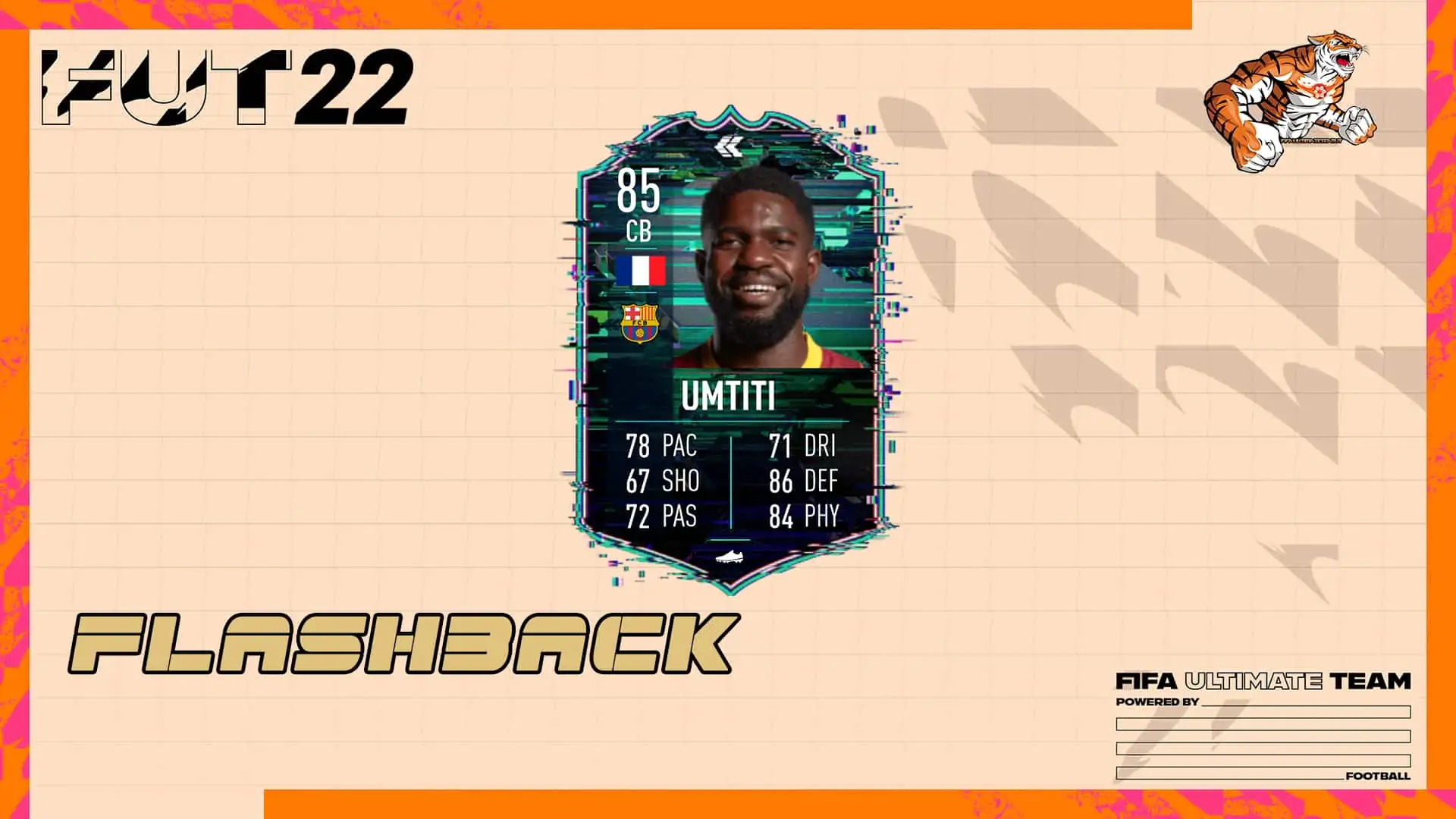 Cover umtiti flashback fifa 22