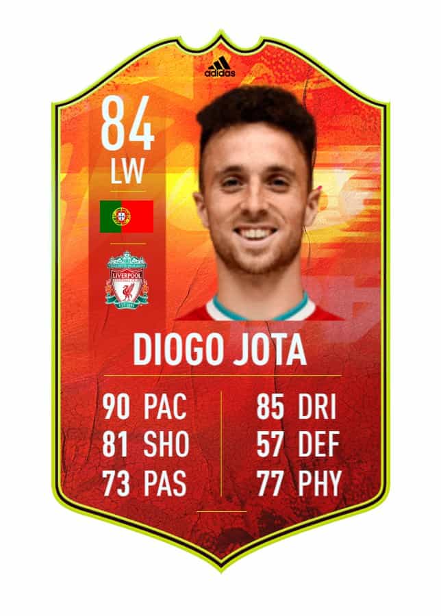 diogo jota adidas card