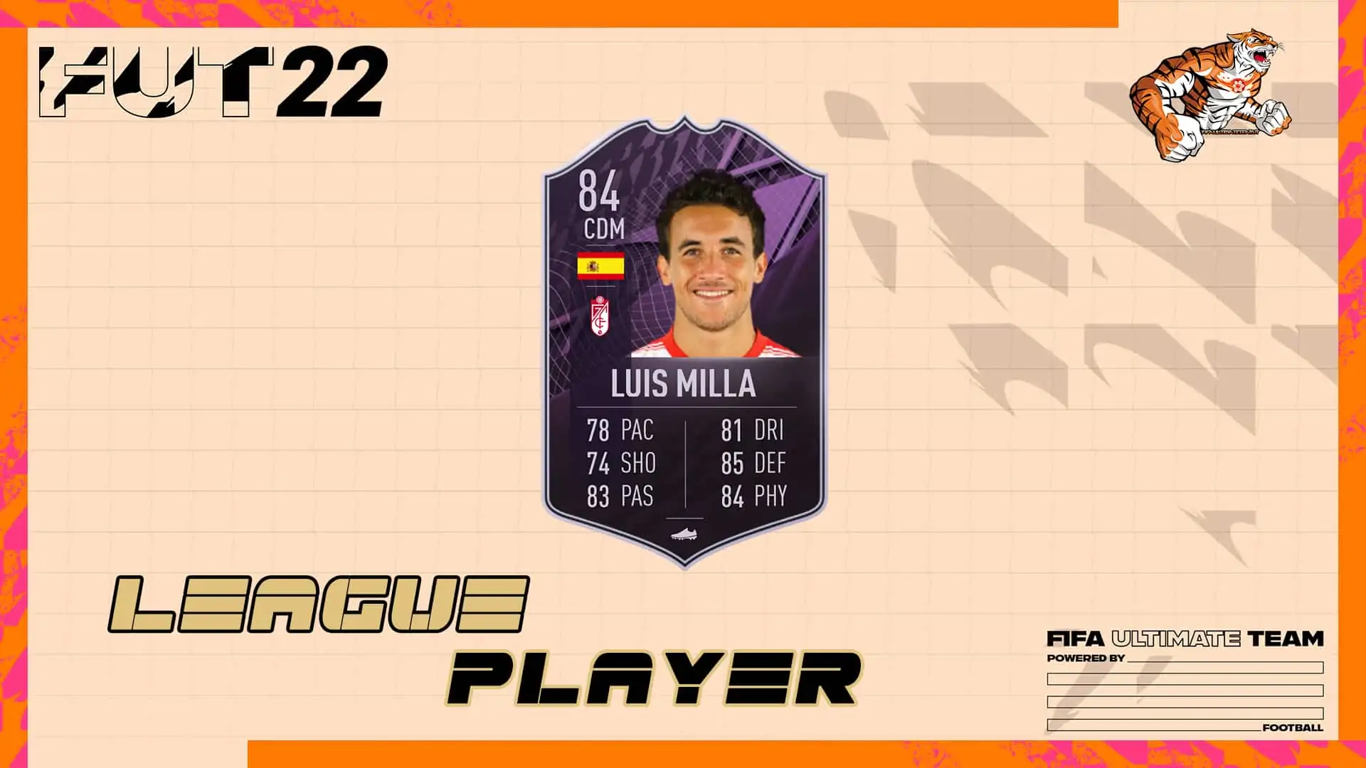 cover milla league player laliga fifa 22