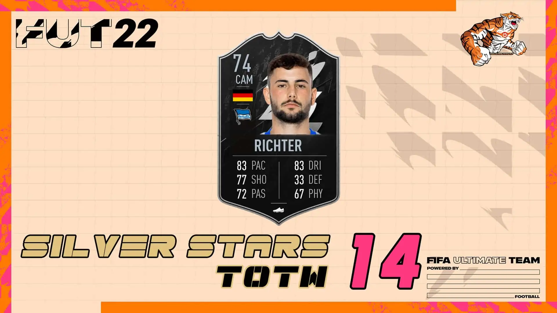Cover totw 14 silver stars fifa 22