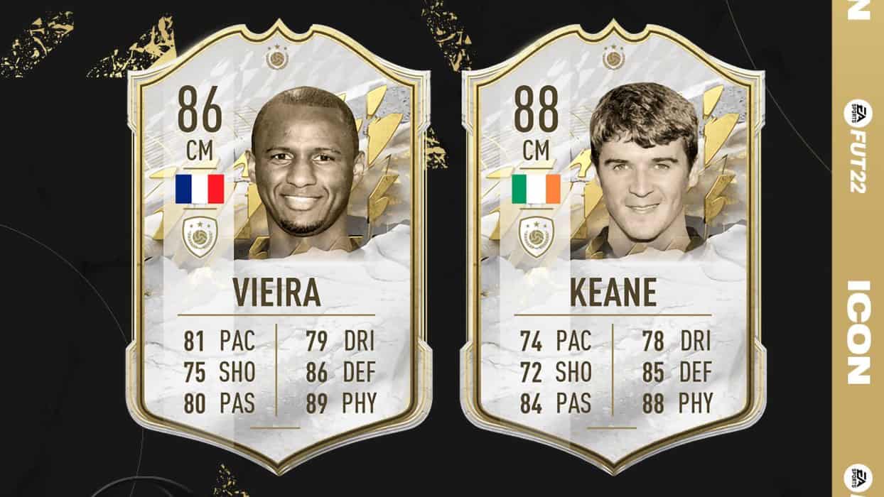 FIFA 22: Vieira and Keane Icon SBC available | FifaUltimateTeam.it - UK