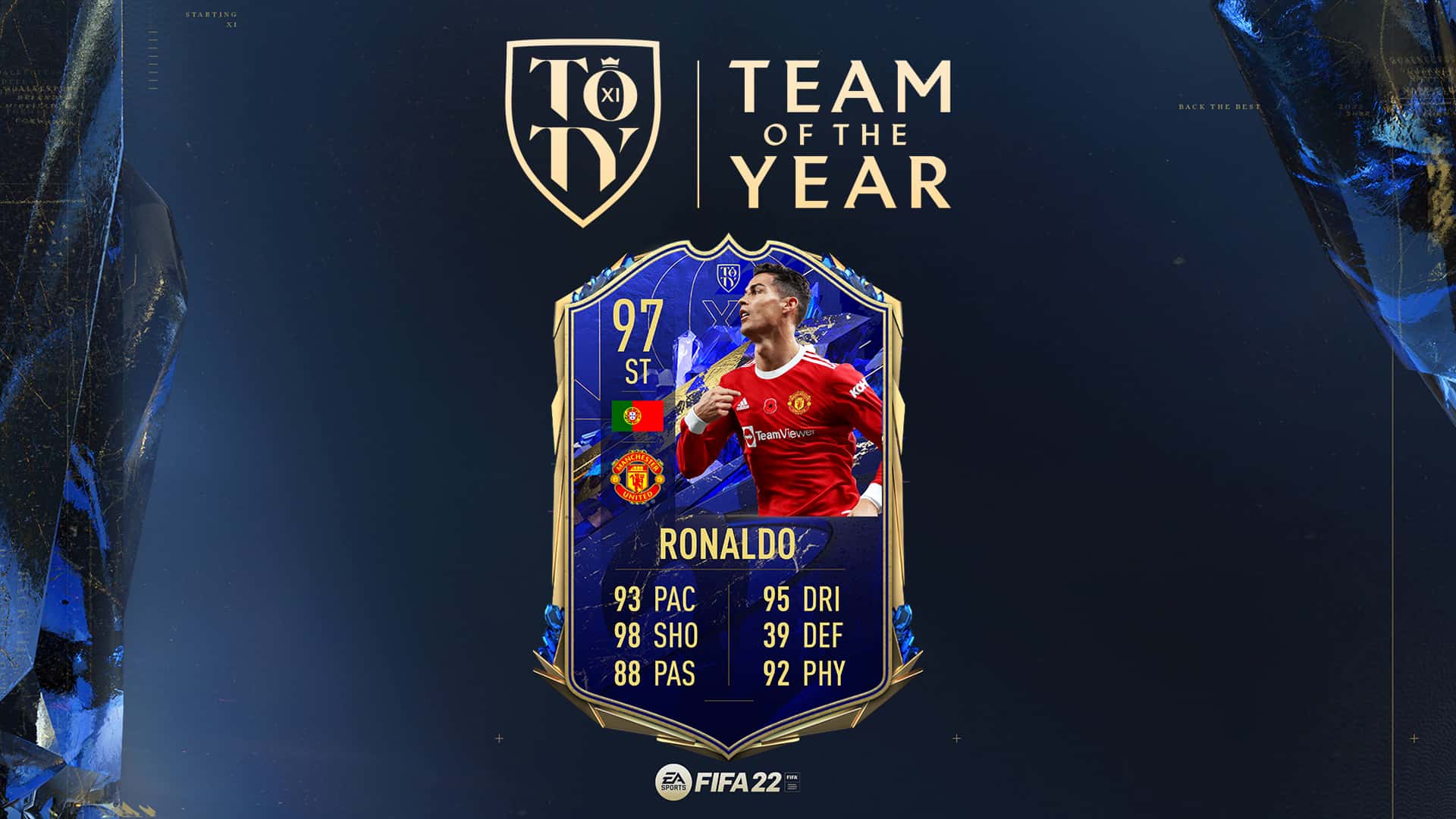 Is cr7 a TOTY FIFA 22?