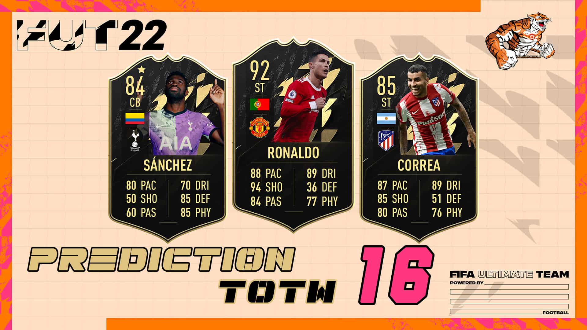 TOTW 16 ✓ Confirmed by (Futsheriff-TW) Which players are you