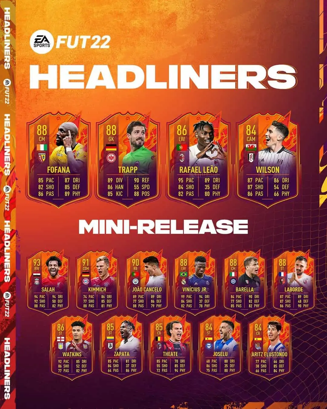 mini release team 2 headliners fifa 22