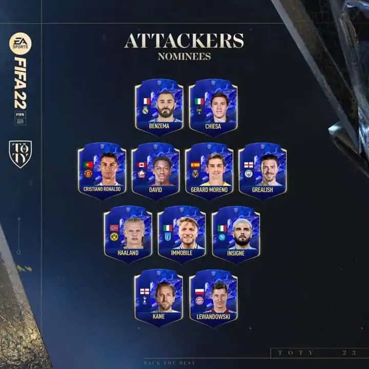 toty nominees