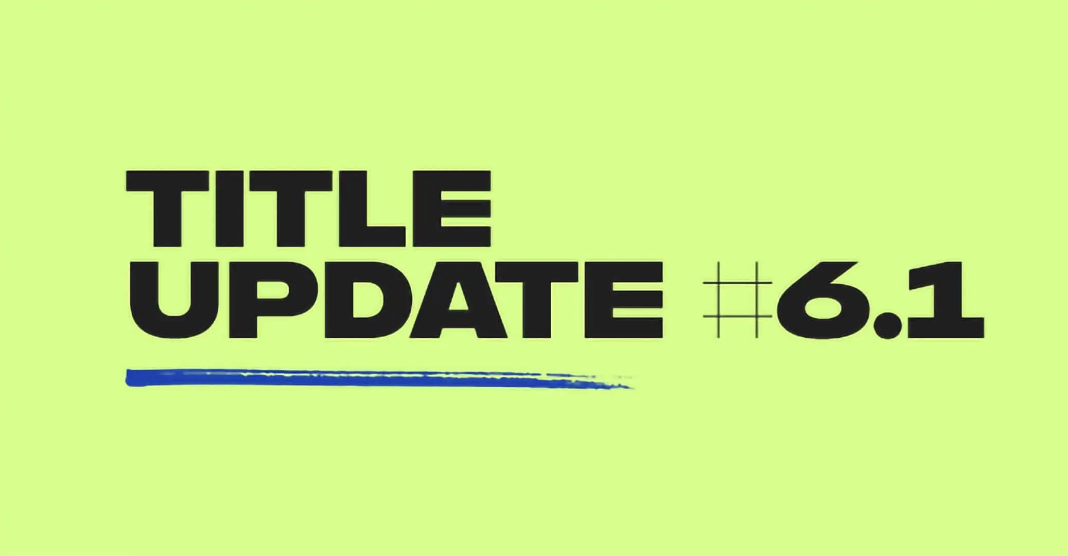Title Update6.1