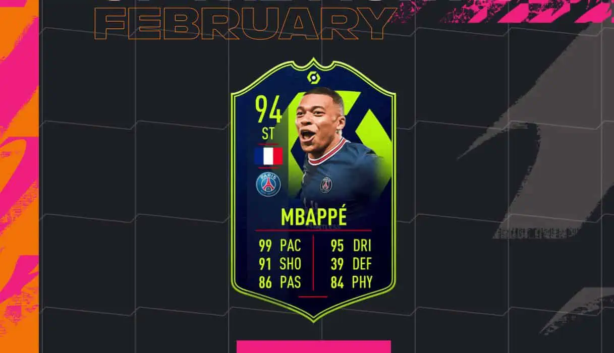 cover mbappe potm february fifa 22