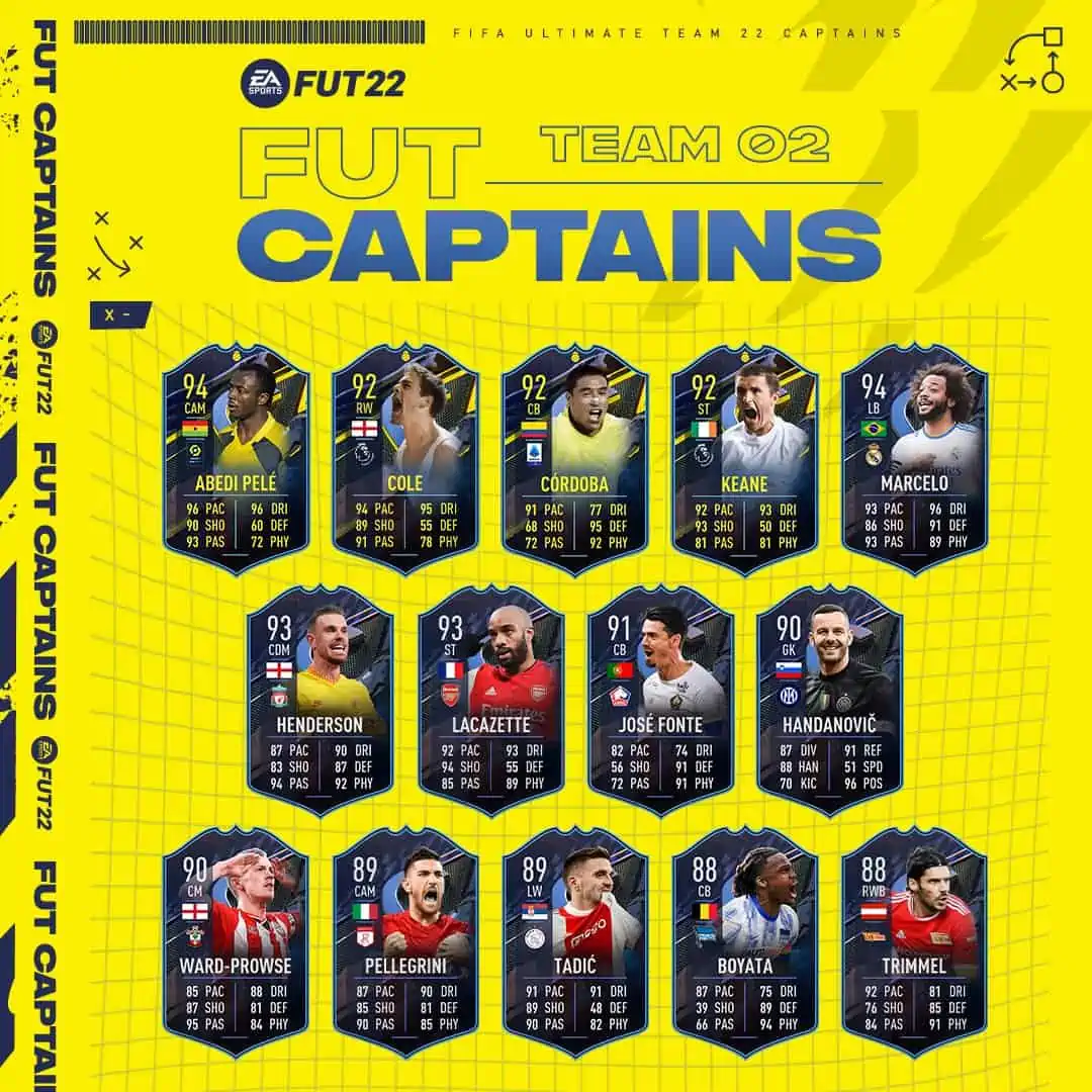 Fut Captains team 2