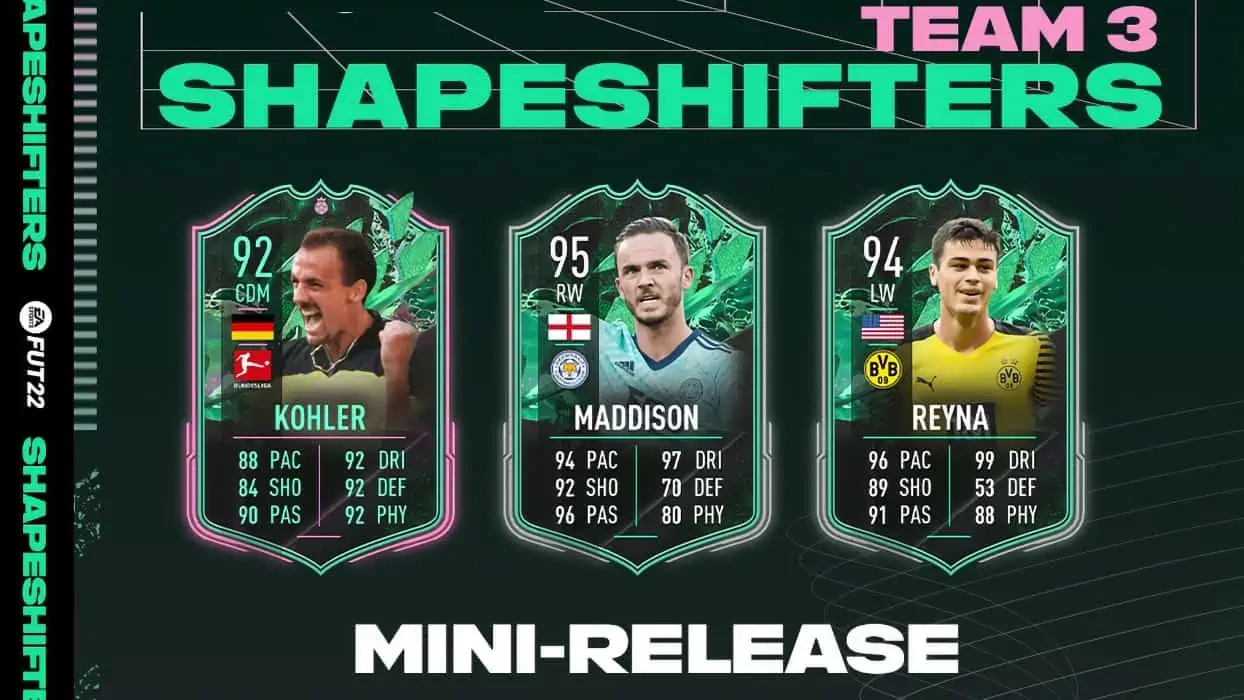 cover mini release 3 shapeshifters fifa 22