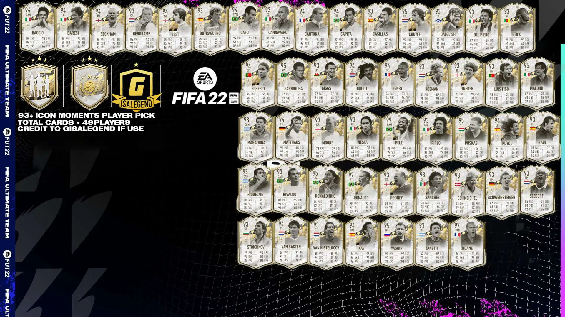 Icons rewards