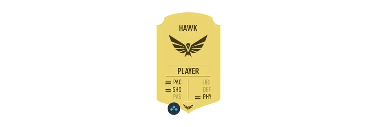 32 image of chem style view of a player with hawk at 3 chemistry