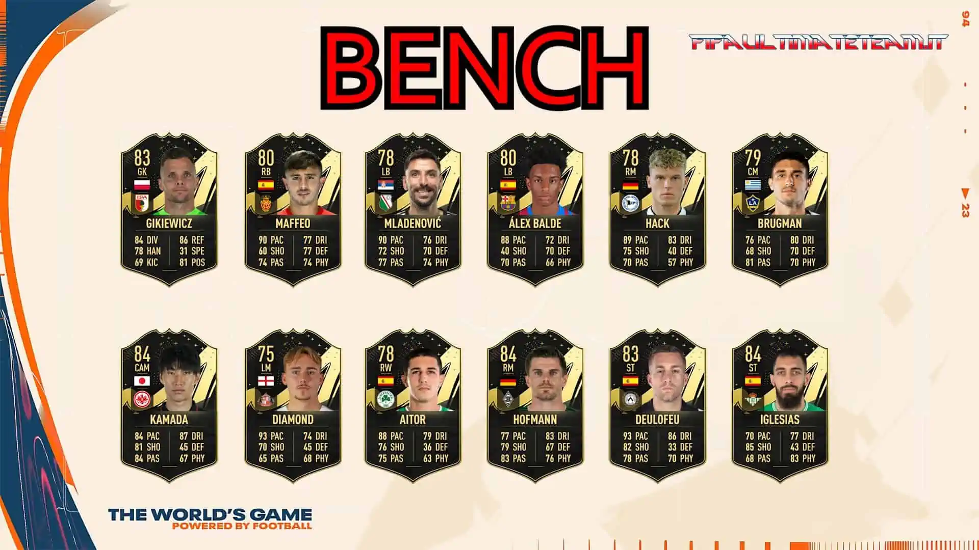 TOTW 1 Subs