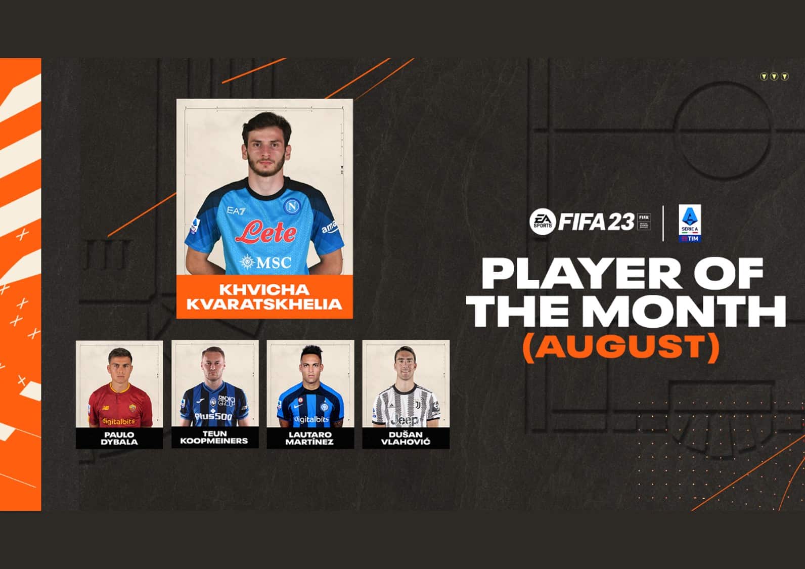 FIFA 23 SBC Khvicha Kvaratskhelia POTM Serie A TIM August -  FifaUltimateTeam.it - UK