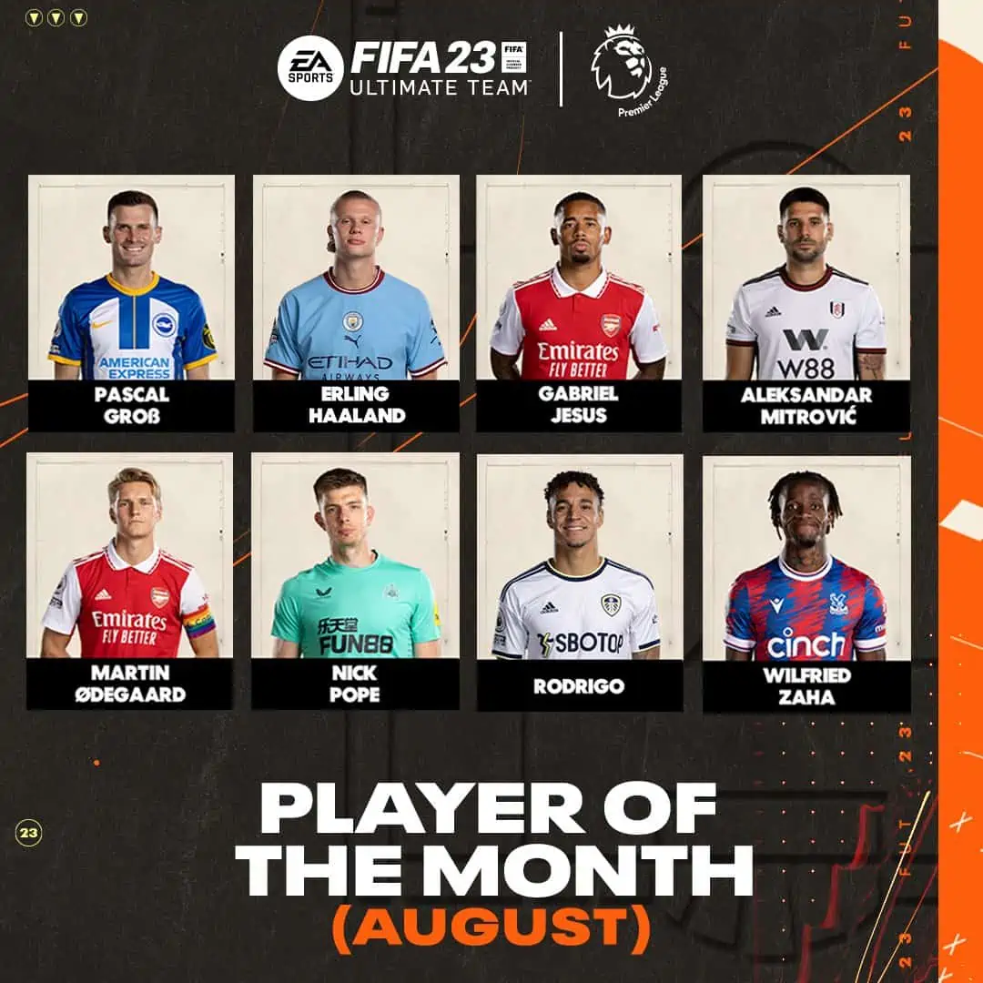 Nominees potm premier