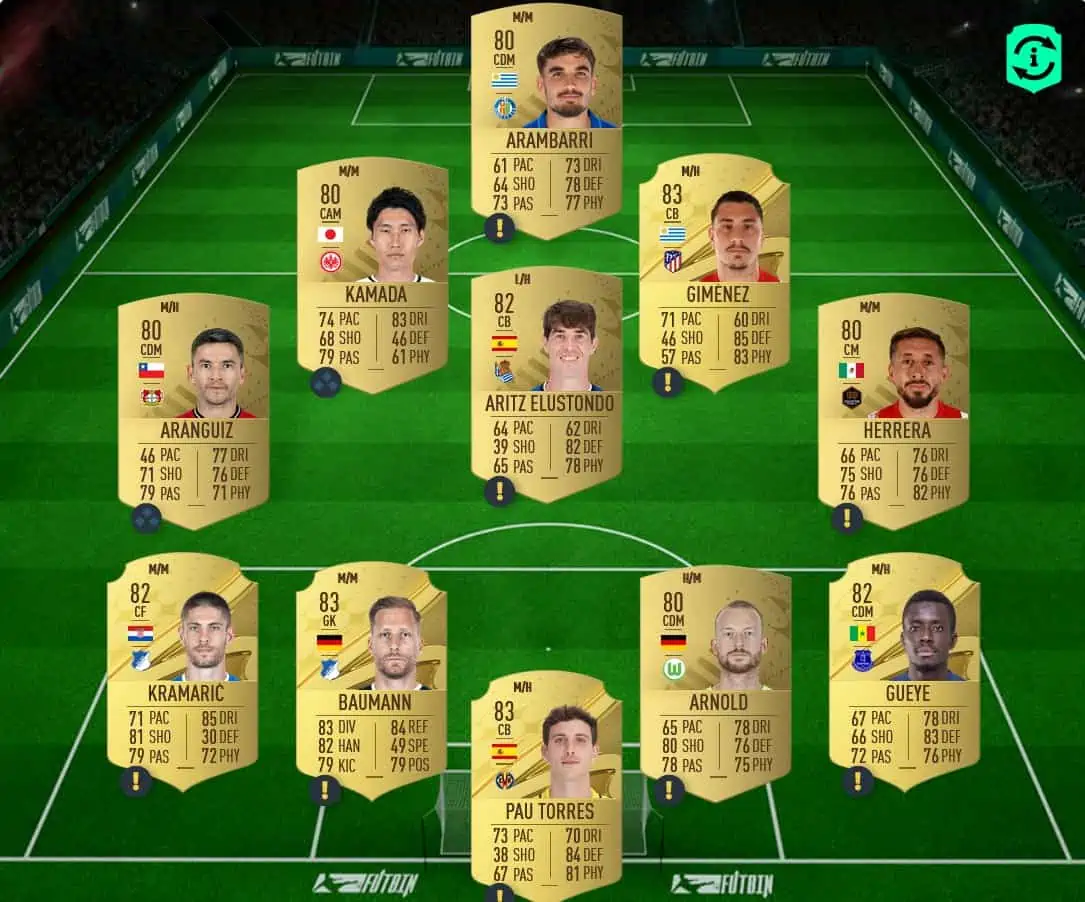 FIFA 23 83+ SBC SOLUTION