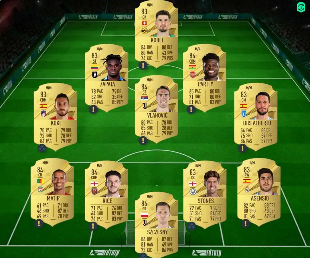 FIFA 23 ALABA RB SBC solution