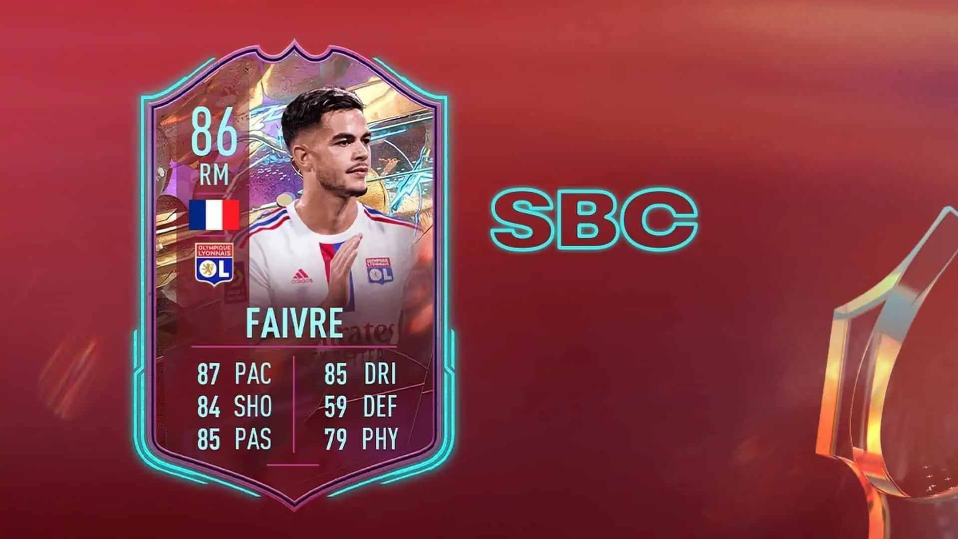 FIFA 23 SBC FAIVRE RULEBREAKERS STATS