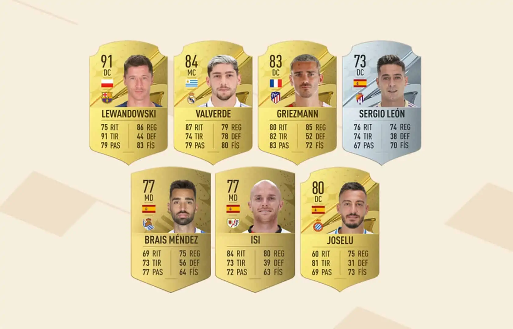 LA LIGA NOMINEES POTM OCTOBER