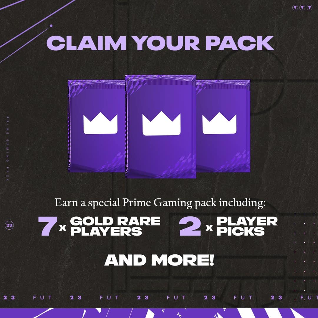 I received this pack prime gaming pack compensation 5 months late on FIFA 23  