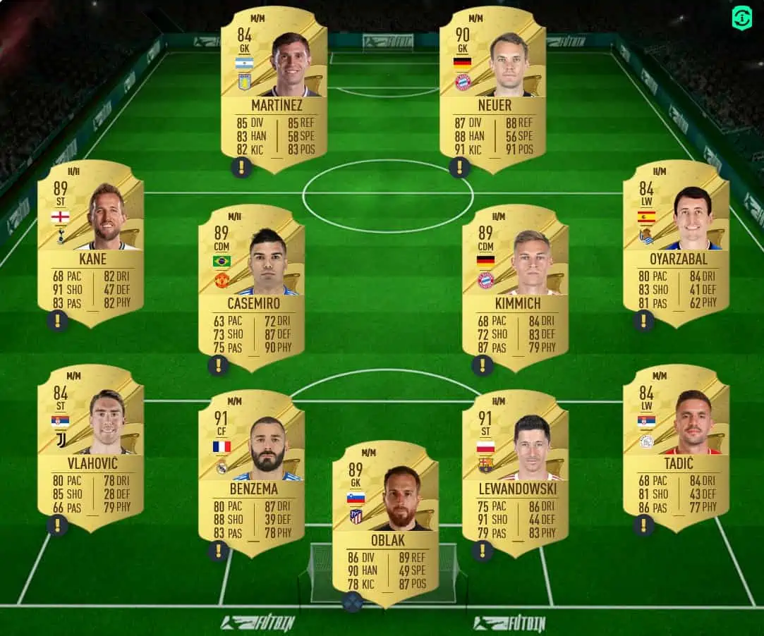 FIFA 23 SBC KEANE WORLD CUP HERO SOLUTION 6